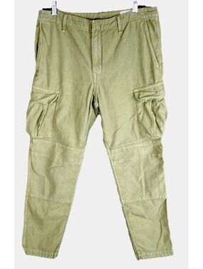 Rag & Bone Cargo Jeans Women's Sz. 27  Button Pockets Army Green Pants
